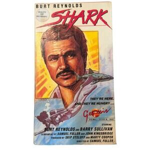 VTG 1988 Shark VHS tape Burt Reynolds film genesis home video movie rare